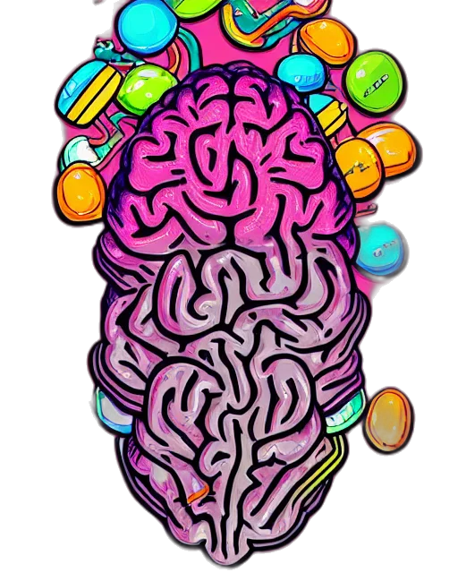 crown, food, concept art, pixel art transparent PNG cut-out