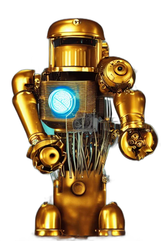 robot, staff, weapon, animal transparent PNG cut-out