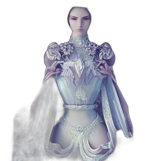 dress, jewelry, robot, staff transparent PNG cut-out