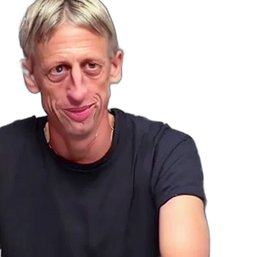 face, tony, hawk, pleading transparent PNG cut-out
