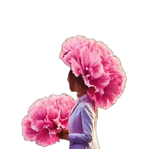 flower, crown, hat, umbrella transparent PNG cut-out