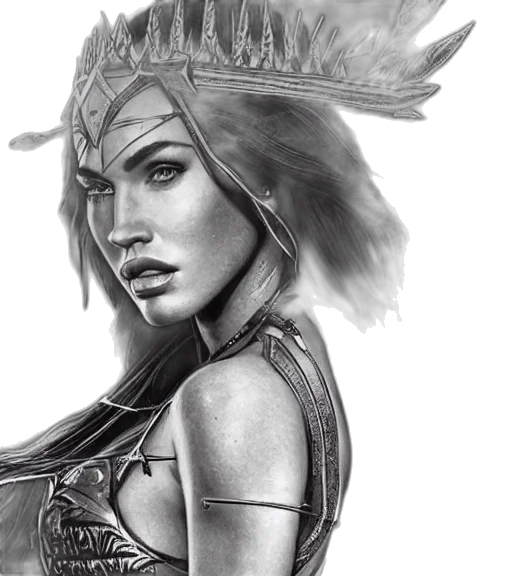 crown, face, staff, jewelry transparent PNG cut-out