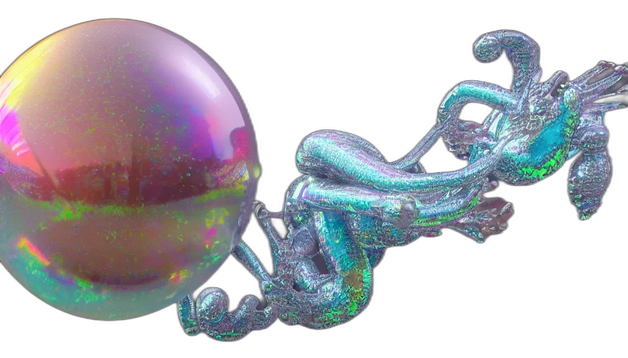 jewelry, crown, robot, 3d render transparent PNG cut-out