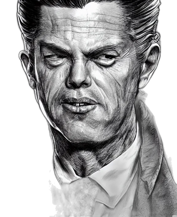 face, mask, comic book art, photorealistic transparent PNG cut-out