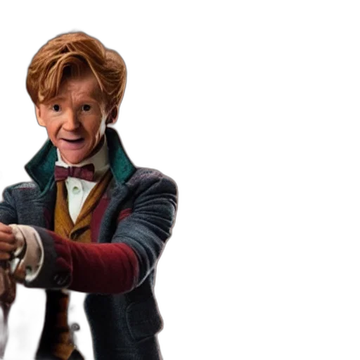 staff, newt, scamander, taking transparent PNG cut-out