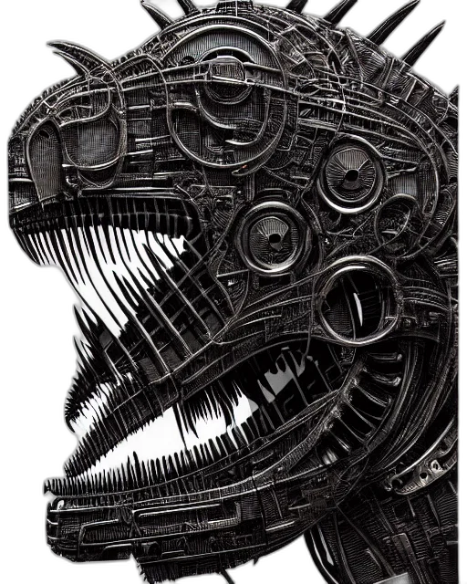 mask, robot, creature, dragon transparent PNG cut-out