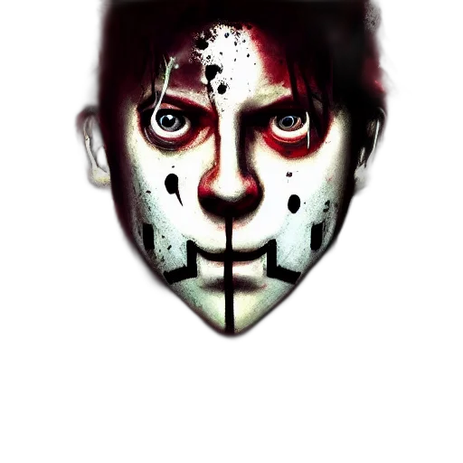 mask, face, creature, concept art transparent PNG cut-out