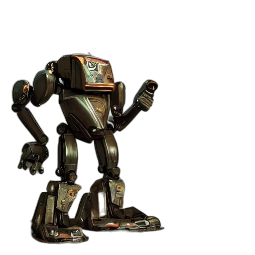 robot, weapon, creature, concept art transparent PNG cut-out