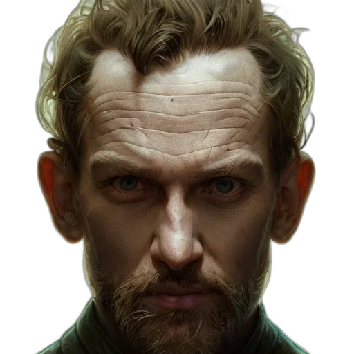 face, jacket, staff, mask transparent PNG cut-out