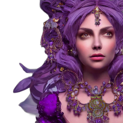 jewelry, crown, fantasy art, 3d render transparent PNG cut-out
