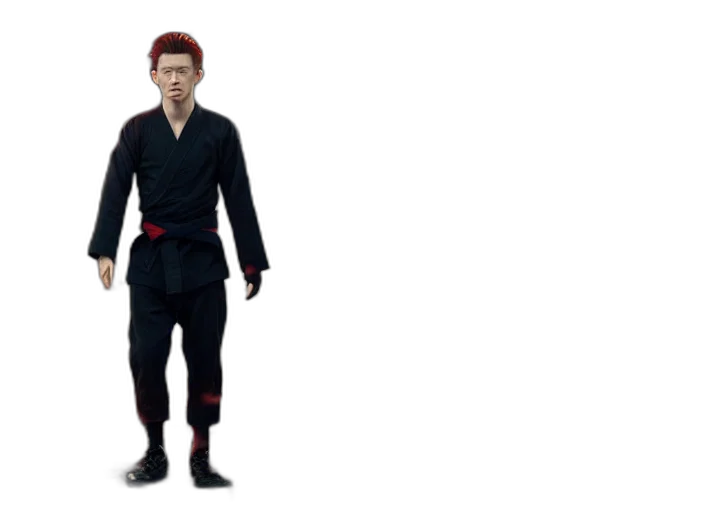 jacket, staff, concept art, 3d render transparent PNG cut-out