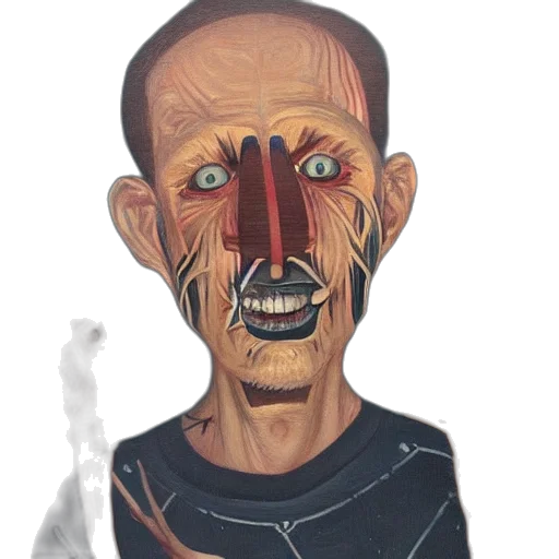 mask, face, creature, staff transparent PNG cut-out