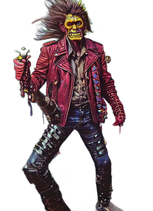 jacket, concept art, comic book art, cyberpunk transparent PNG cut-out