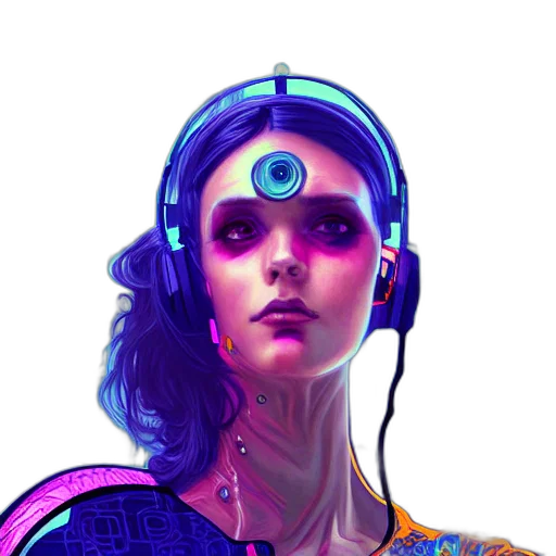 robot, face, mask, jewelry transparent PNG cut-out