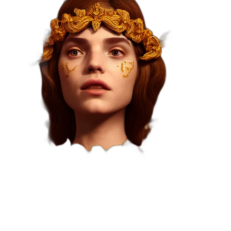 crown, face, mask, jewelry transparent PNG cut-out