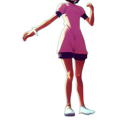 dress, staff, robot, creature transparent PNG cut-out