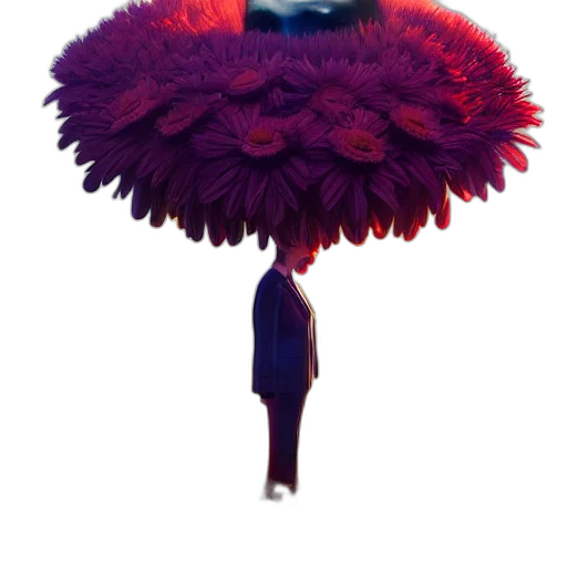 umbrella, flower, crown, hat transparent PNG cut-out