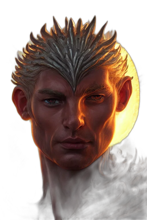 face, dragon, mask, staff transparent PNG cut-out