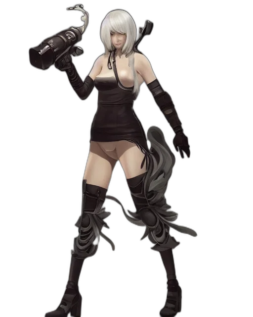 weapon, staff, dress, concept art transparent PNG cut-out
