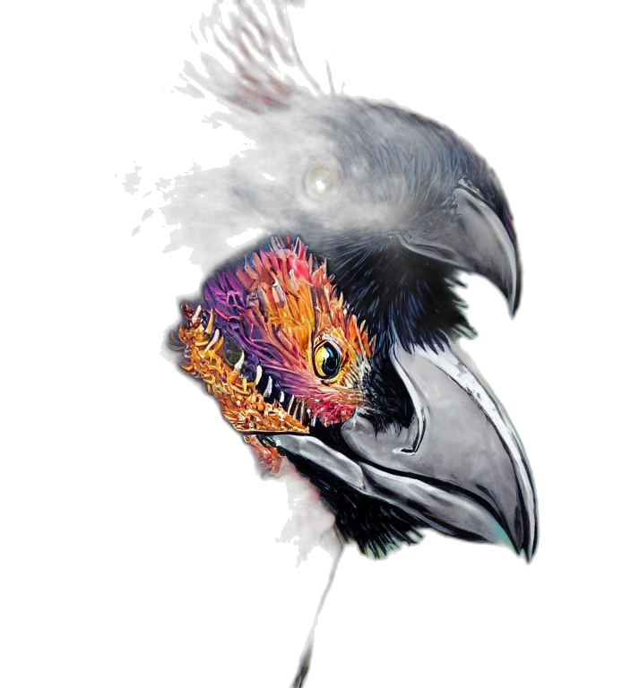 dragon, mask, creature, animal transparent PNG cut-out