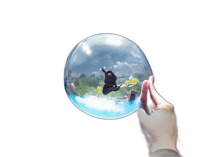 umbrella, creature, photorealistic, concept art transparent PNG cut-out