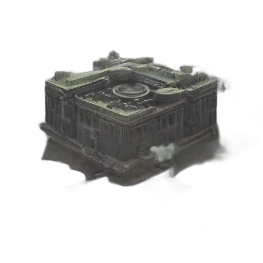 building, crown, weapon, robot transparent PNG cut-out