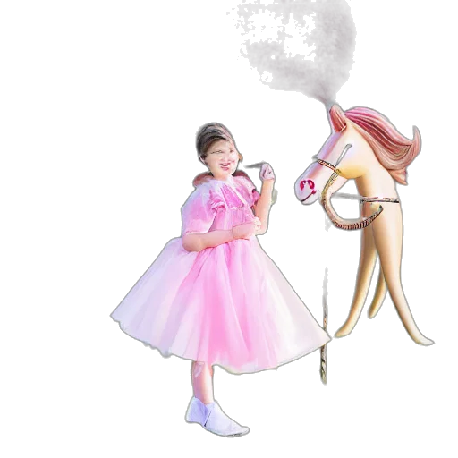 dress, mask, staff, umbrella transparent PNG cut-out