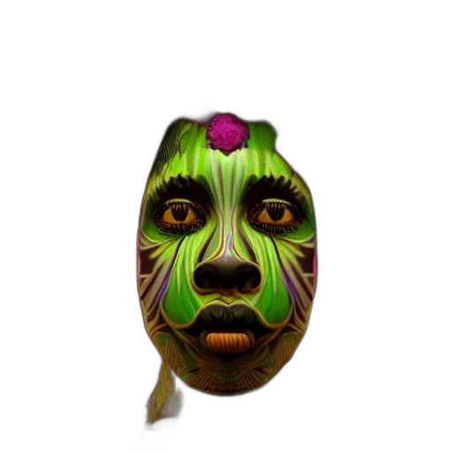 mask, face, creature, animal transparent PNG cut-out
