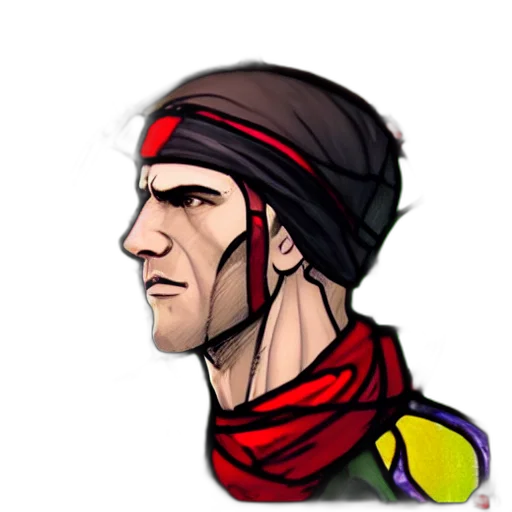 staff, face, hat, pixel art transparent PNG cut-out