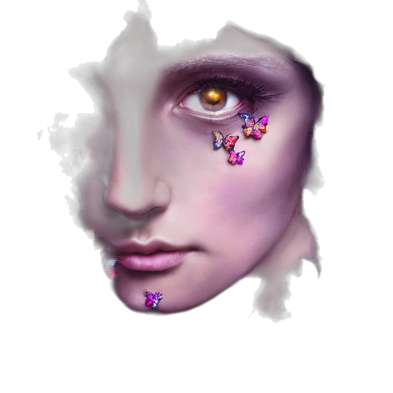 face, mask, jewelry, crown transparent PNG cut-out