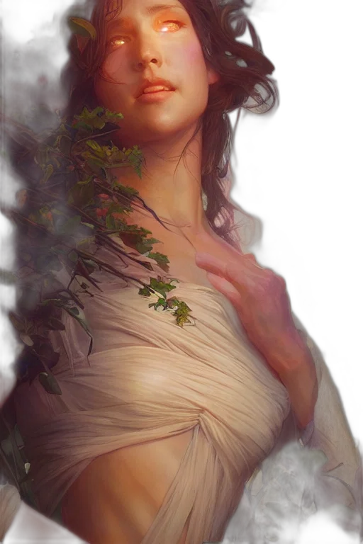 dress, face, crown, creature transparent PNG cut-out