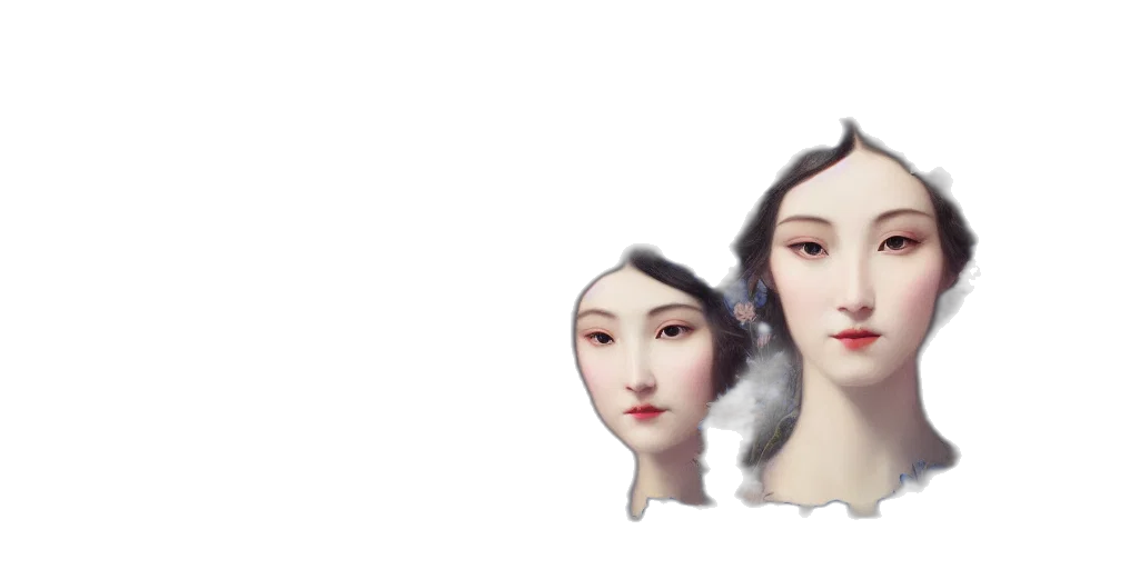 face, mask, crown, jewelry transparent PNG cut-out