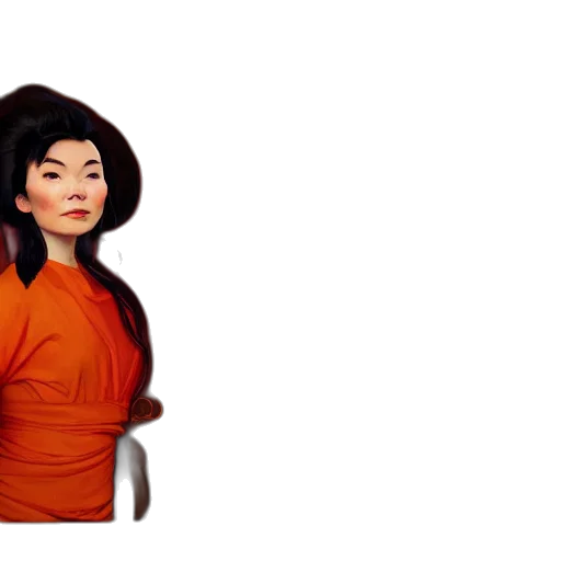 dress, hair, jacket, face transparent PNG cut-out