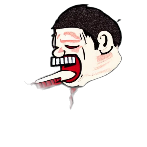 face, staff, mask, creature transparent PNG cut-out