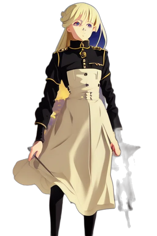 dress, staff, crown, sword transparent PNG cut-out