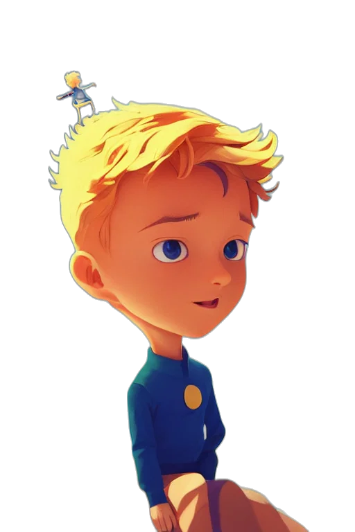 crown, staff, robot, face transparent PNG cut-out
