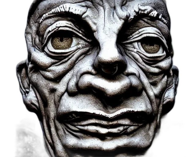 mask, face, creature, staff transparent PNG cut-out