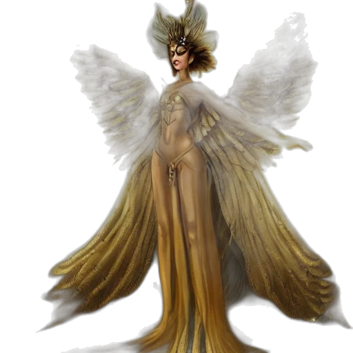 dress, concept art, fantasy art, 3d render transparent PNG cut-out