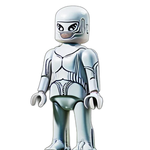 robot, concept art, 3d render, pixel art transparent PNG cut-out