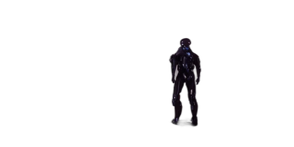 robot, creature, mask, jacket transparent PNG cut-out