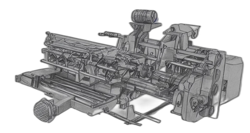 robot, weapon, furniture, car transparent PNG cut-out