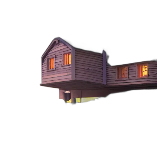 building, furniture, shoes, 3d render transparent PNG cut-out