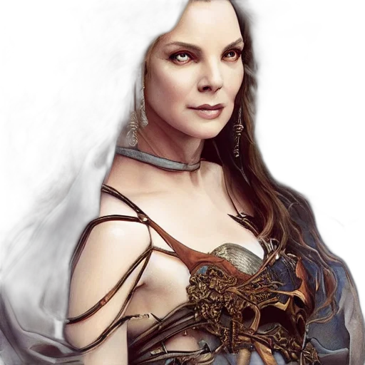 jewelry, dragon, dress, fantasy art transparent PNG cut-out