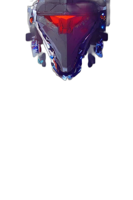 robot, crown, weapon, mask transparent PNG cut-out