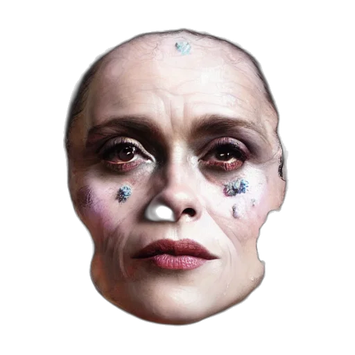 mask, face, creature, crown transparent PNG cut-out