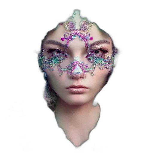 mask, face, crown, creature transparent PNG cut-out
