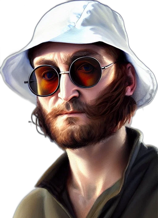 hat, face, jacket, photorealistic transparent PNG cut-out