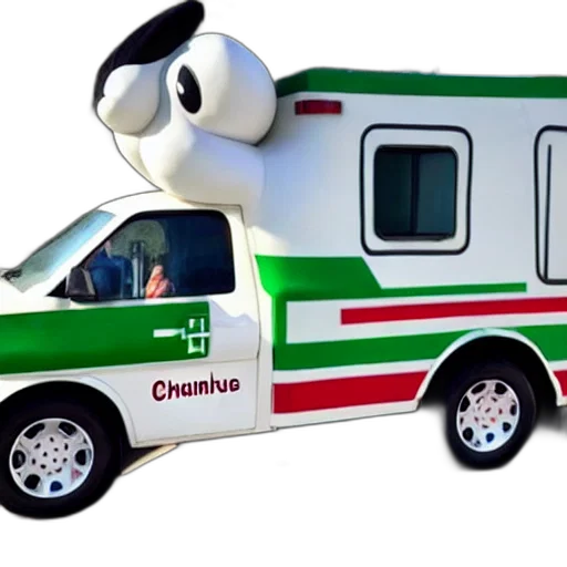 car, 3d render, big, chungus transparent PNG cut-out