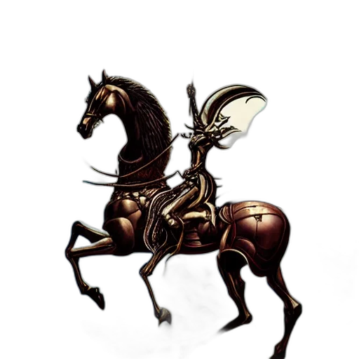 dragon, animal, staff, weapon transparent PNG cut-out