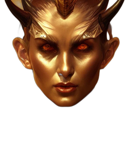 face, mask, staff, crown transparent PNG cut-out